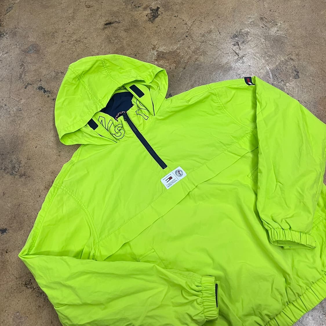 [정품/L] 타미힐피거 형광색 아노락 바람막이 b10 상품이미지1