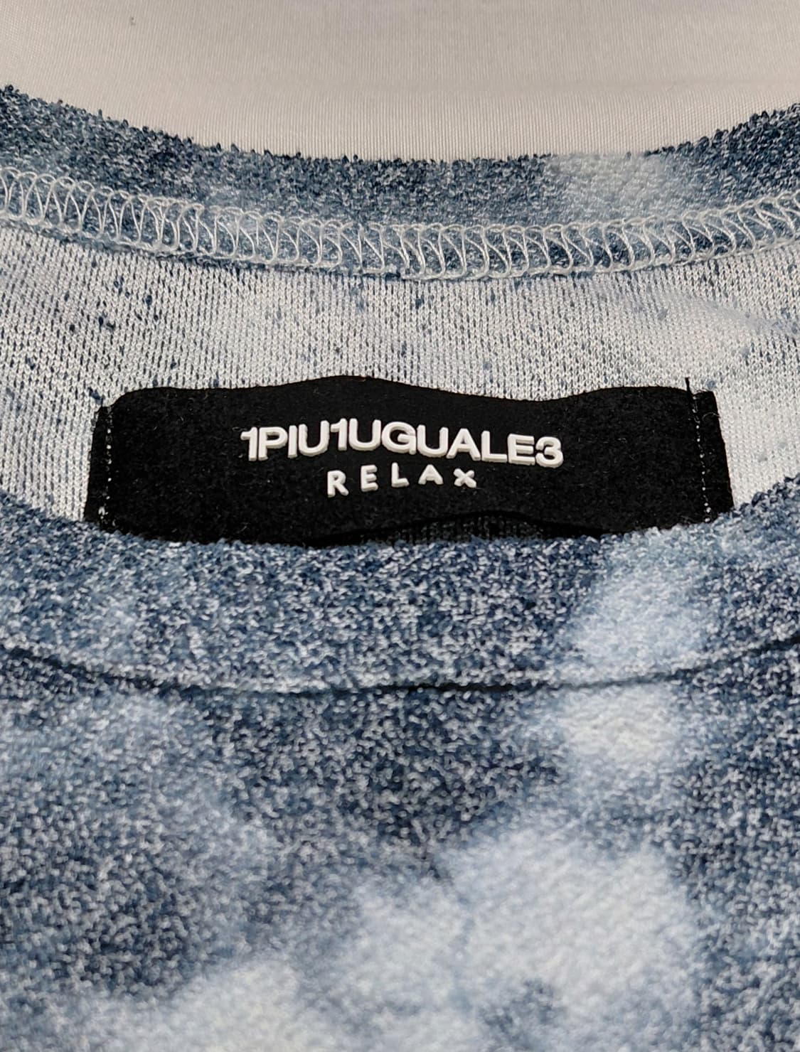 [M] 1PIU1UGUALE3 RELAX 타이다이 로고 자수 반팔 티셔츠 상품이미지4