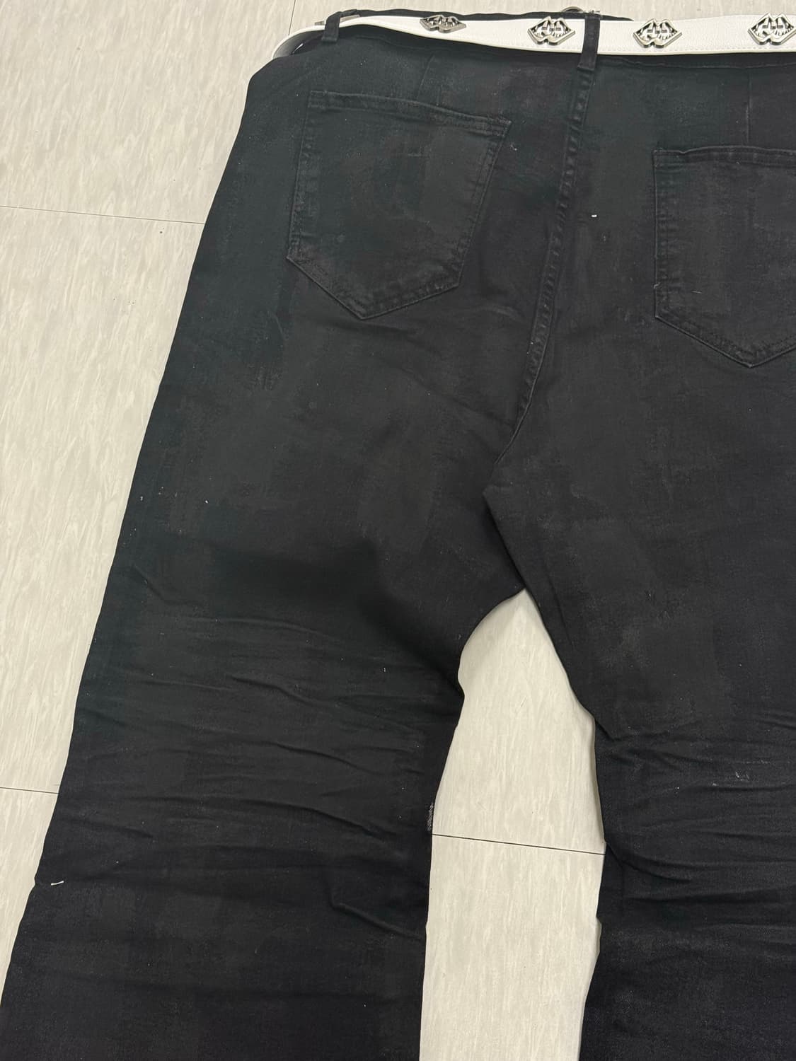빈티지 왁스코팅 플레어진  상품이미지9
