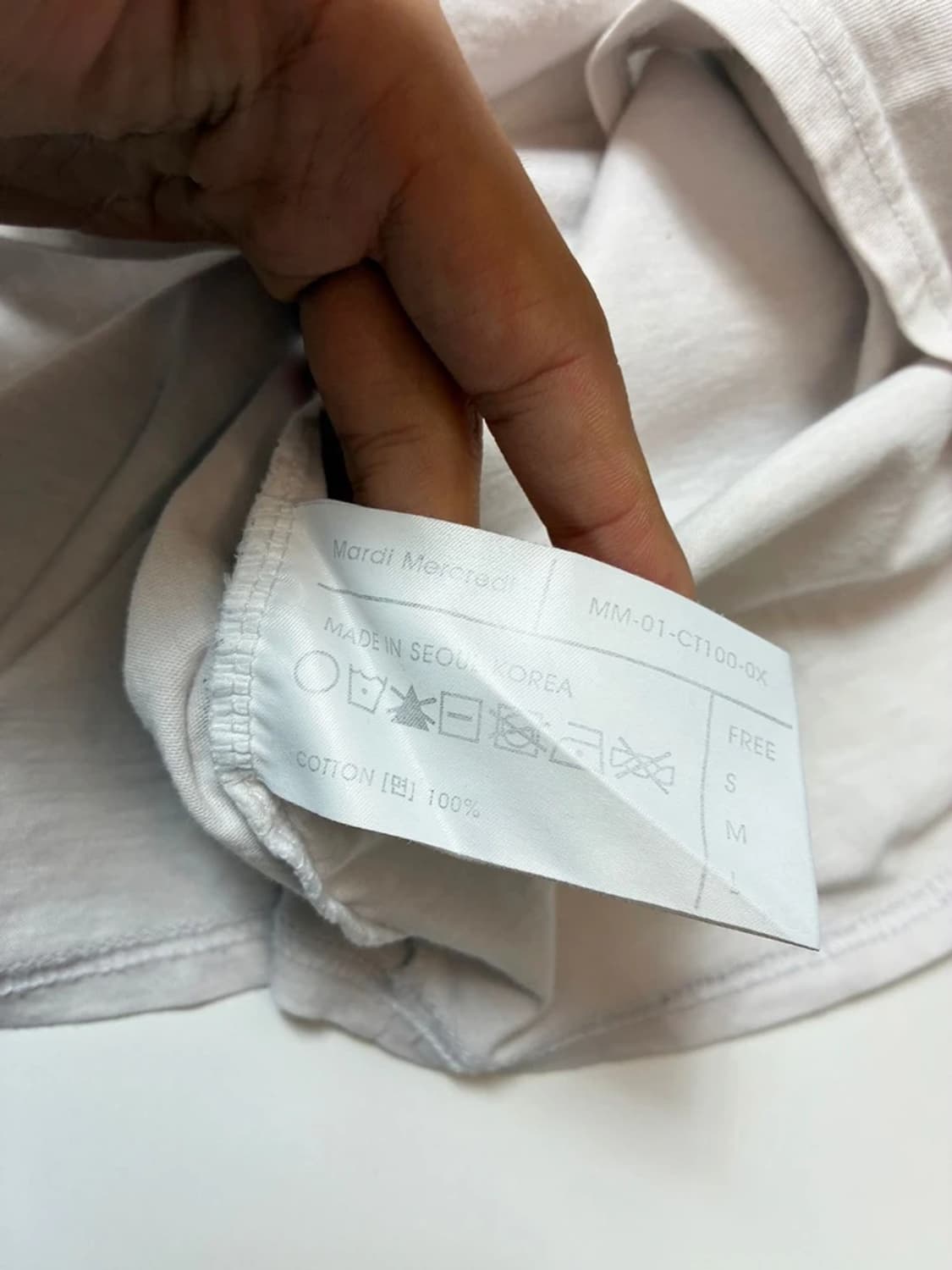 마르디메크르디 시그니처 플라워 프린트 반팔 티셔츠 PN9591 상품이미지7