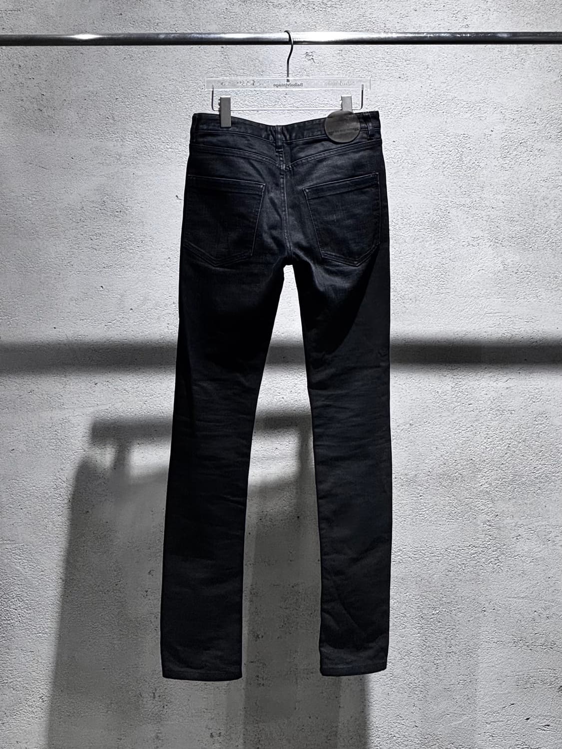 라프시몬스 슬림 블랙 코팅 데님 s 상품이미지2