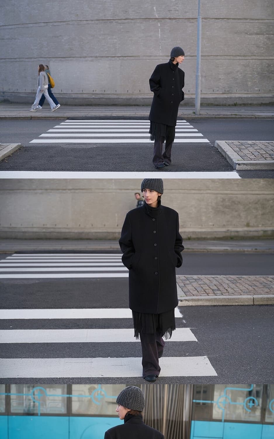 OVERSIZED SINGLE COAT (DARK NAVY) 상품이미지5
