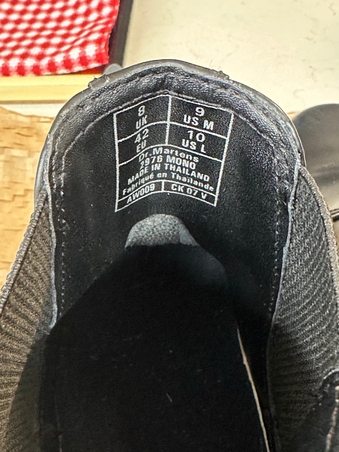 닥터마틴 2976 모노 블랙 첼시 부츠 US 9, 270사이즈 상품이미지3
