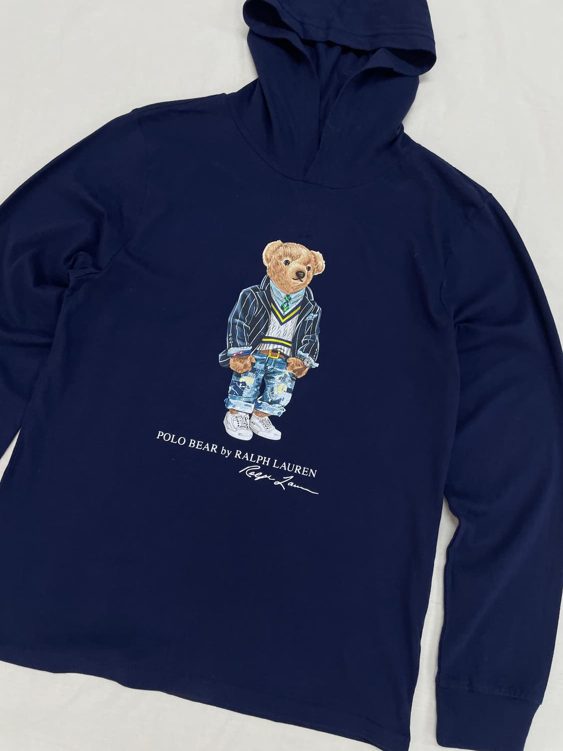 [L] 폴로 랄프로렌 베어 후드티셔츠 상품이미지2