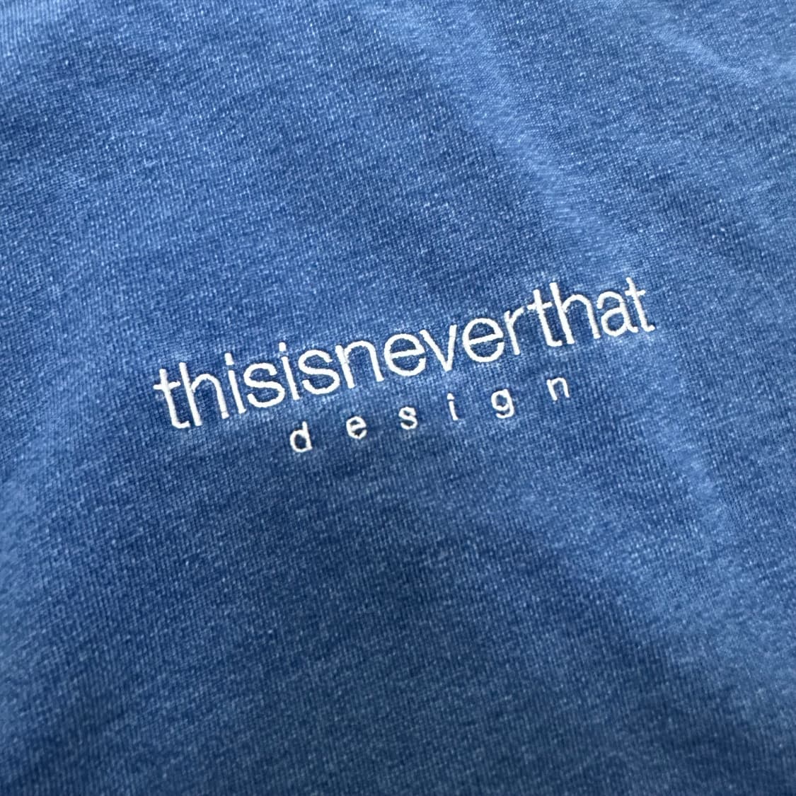 디스이즈네버댓 청 워싱 맨투맨 M 상품이미지4