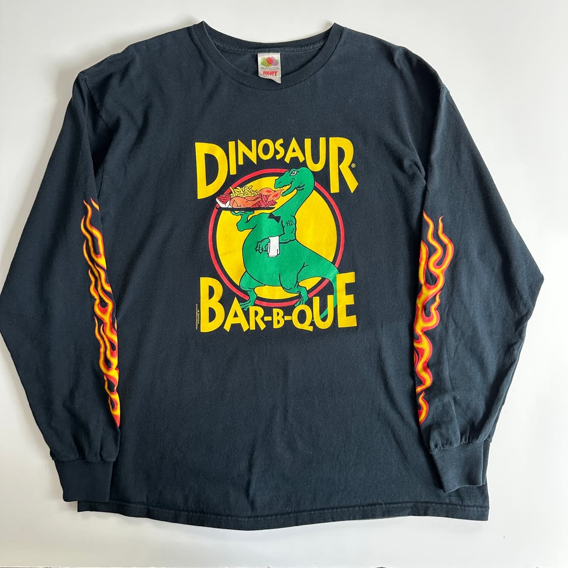 USA 90's vintage dinosaur bar-b-q sleeve 상품이미지1