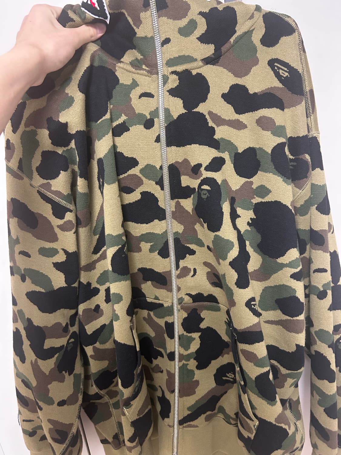 베이프 녹계후드 xl(새상품급) 상품이미지3