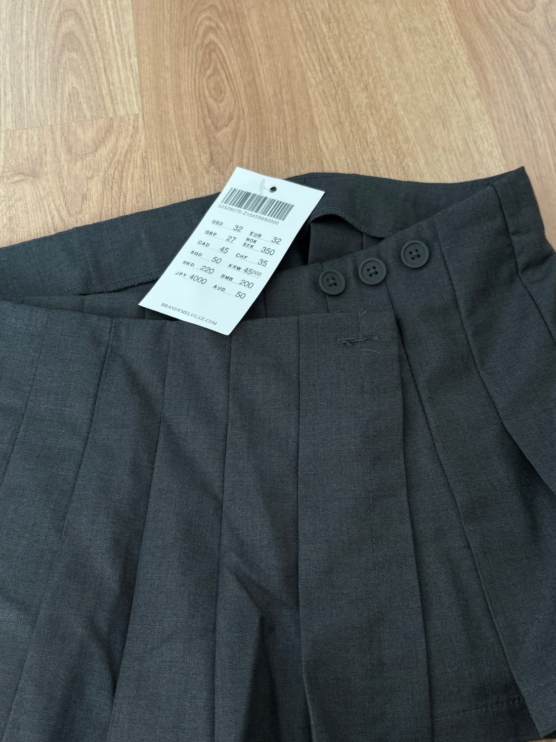 브랜드멜빌 랩스커트 상품이미지2