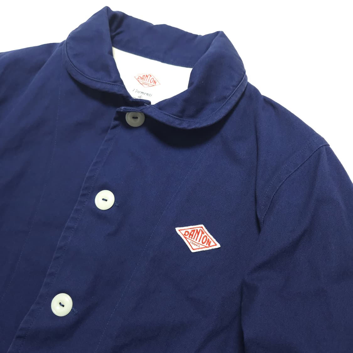 단톤 DANTON 프렌치 워크 싱글 커버올 자켓 상품이미지2