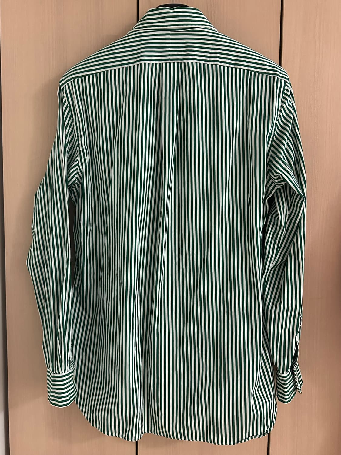 폴로 qr라벨 커스텀핏 스트라이프 셔츠 L 상품이미지2