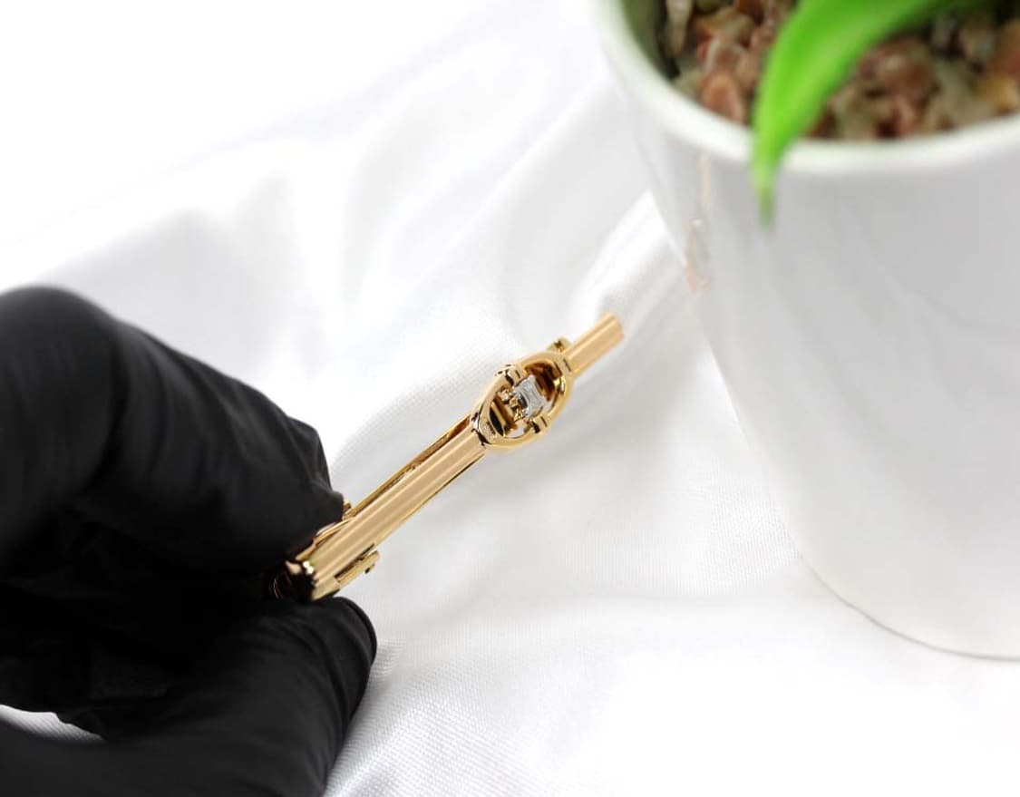 셀린느 A등급 5cm 남자 명품 넥타이핀 빈티지 상품이미지4