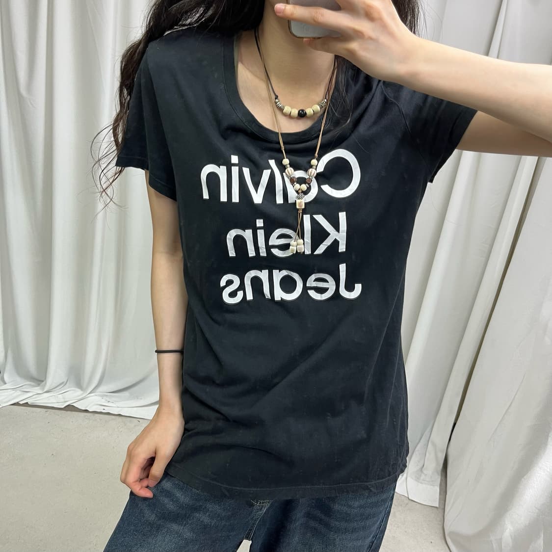 Calvin Klein black T-shirts 상품이미지3