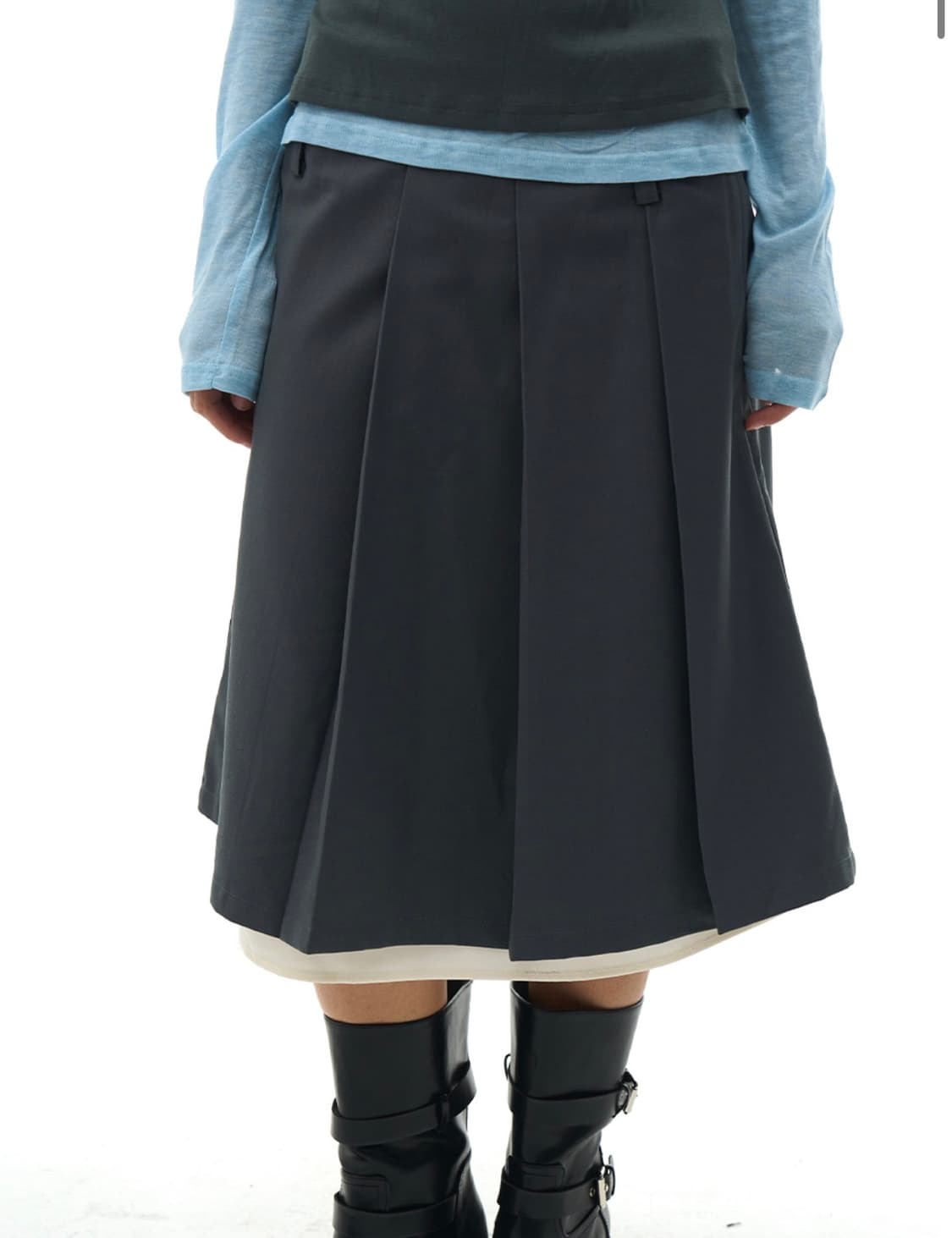 플레이스스튜디오 레이어드 스커트 상품이미지1