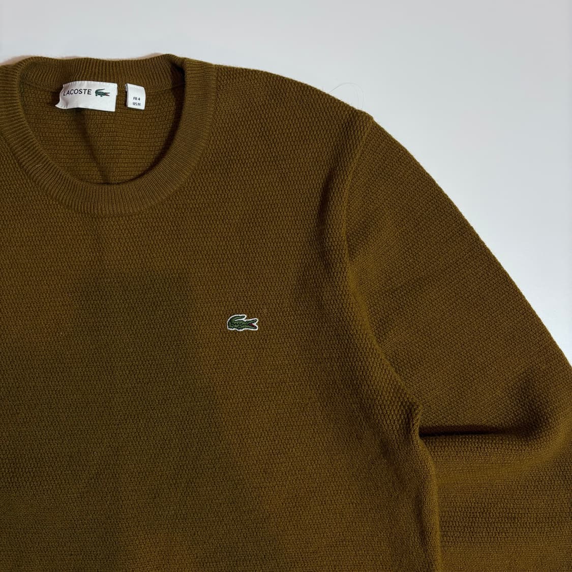라코스테 브라운 니트 스웨터 상품이미지2