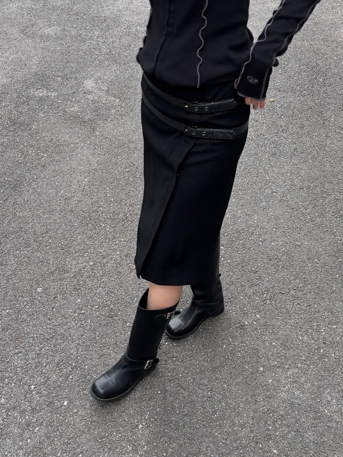 마이클코어스 벨티드 스커트 상품이미지1