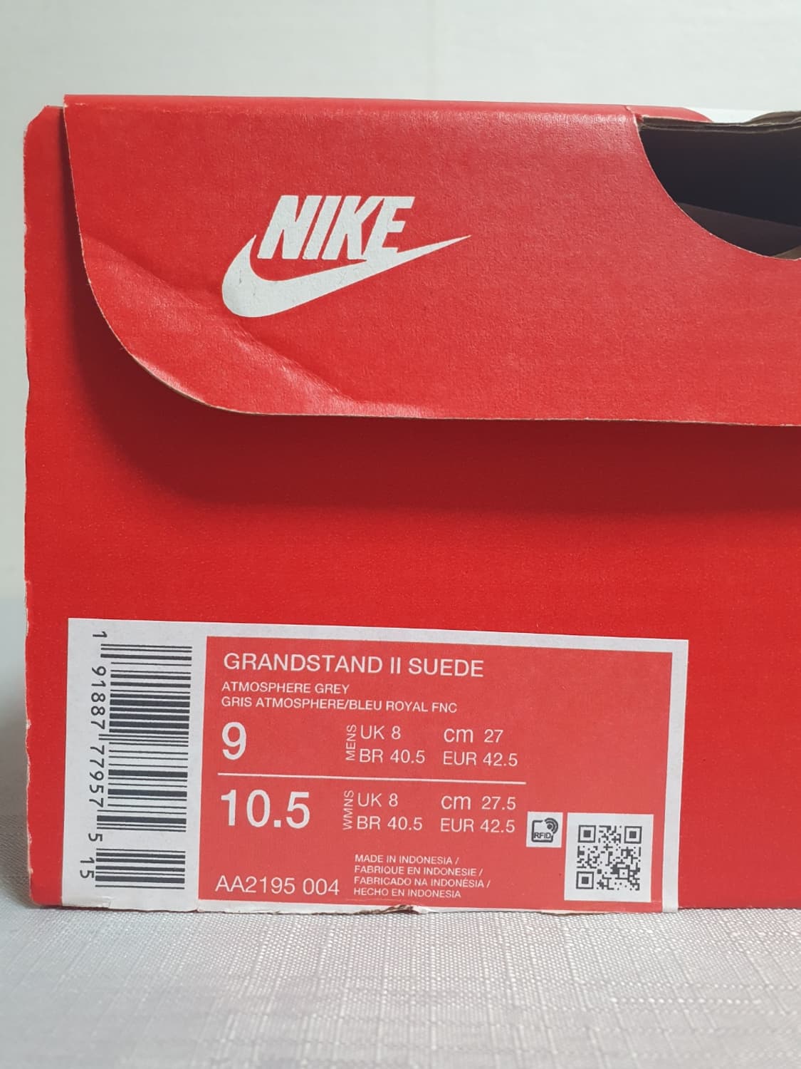 미사용 새상품 270mm 나이키 그랜드스탠드2 스웨이드 스니커즈 상품이미지9