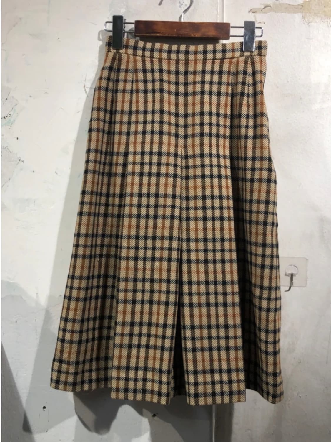 [8502]Daks beige check midi skirt 상품이미지4
