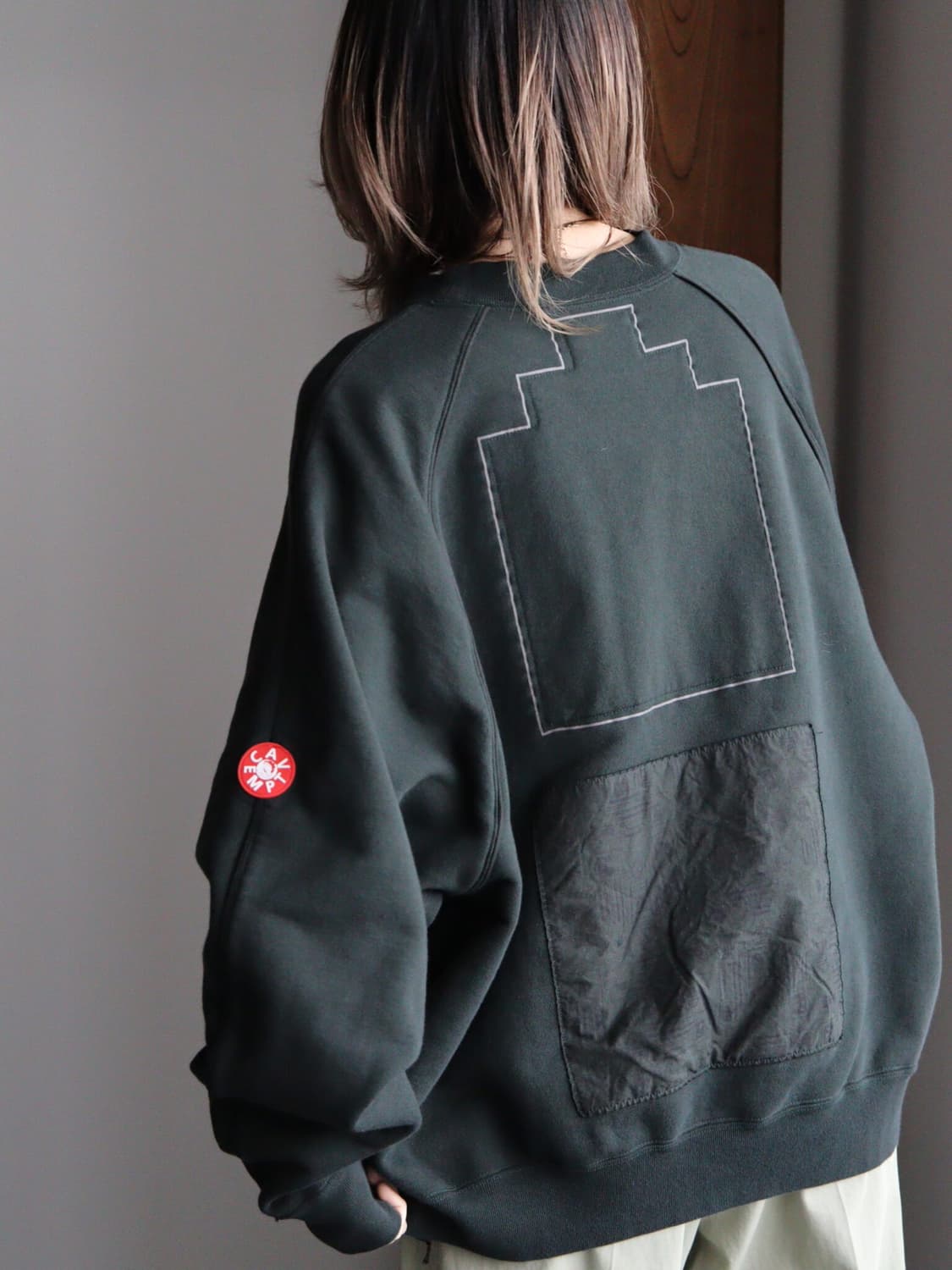 [XL] 카브엠트 오버다이드 래글런 파이핑 스웻셔츠 상품이미지3