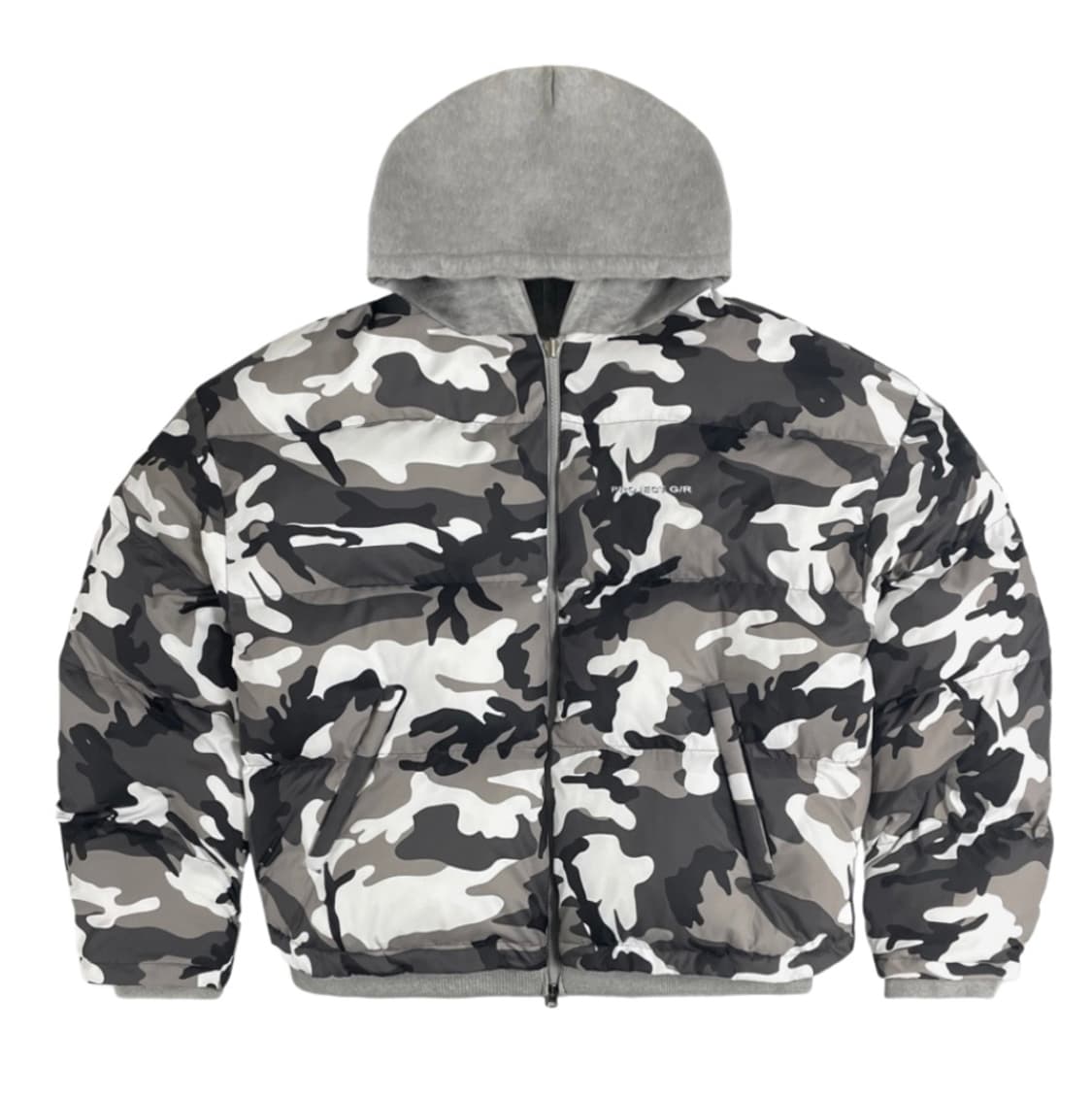 프로젝트 GR 리버시블 후드 푸퍼 그레이 상품이미지2