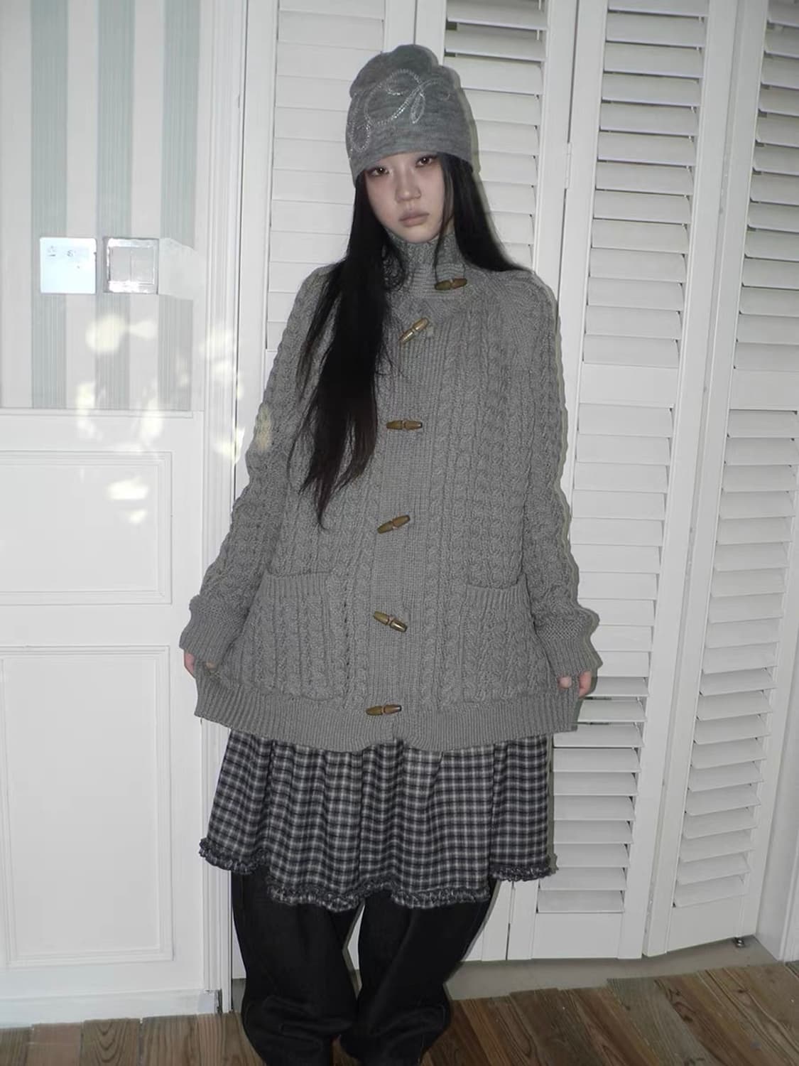 (새상품) morron Ang project 니트가디건 상품이미지5