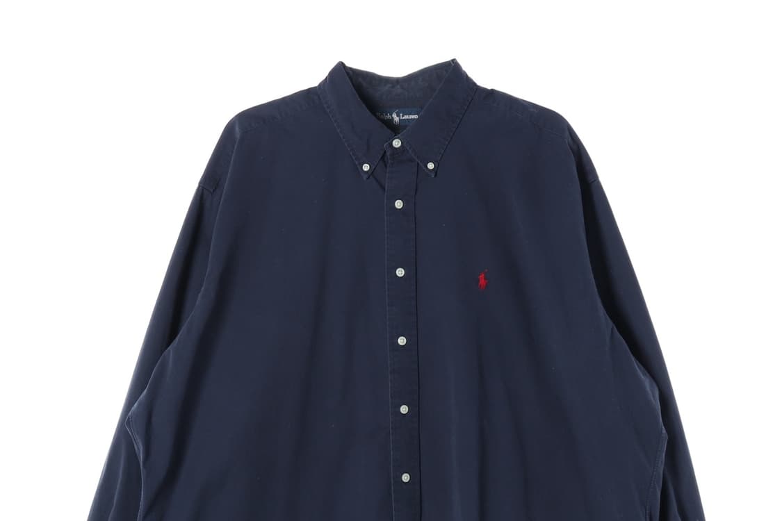 폴로 랄프 로렌 셔츠 네이비 XXL 상품이미지3