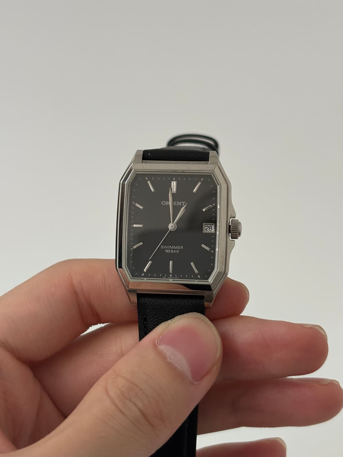 1990s Swimmer Black Dial Square Quartz 상품이미지2