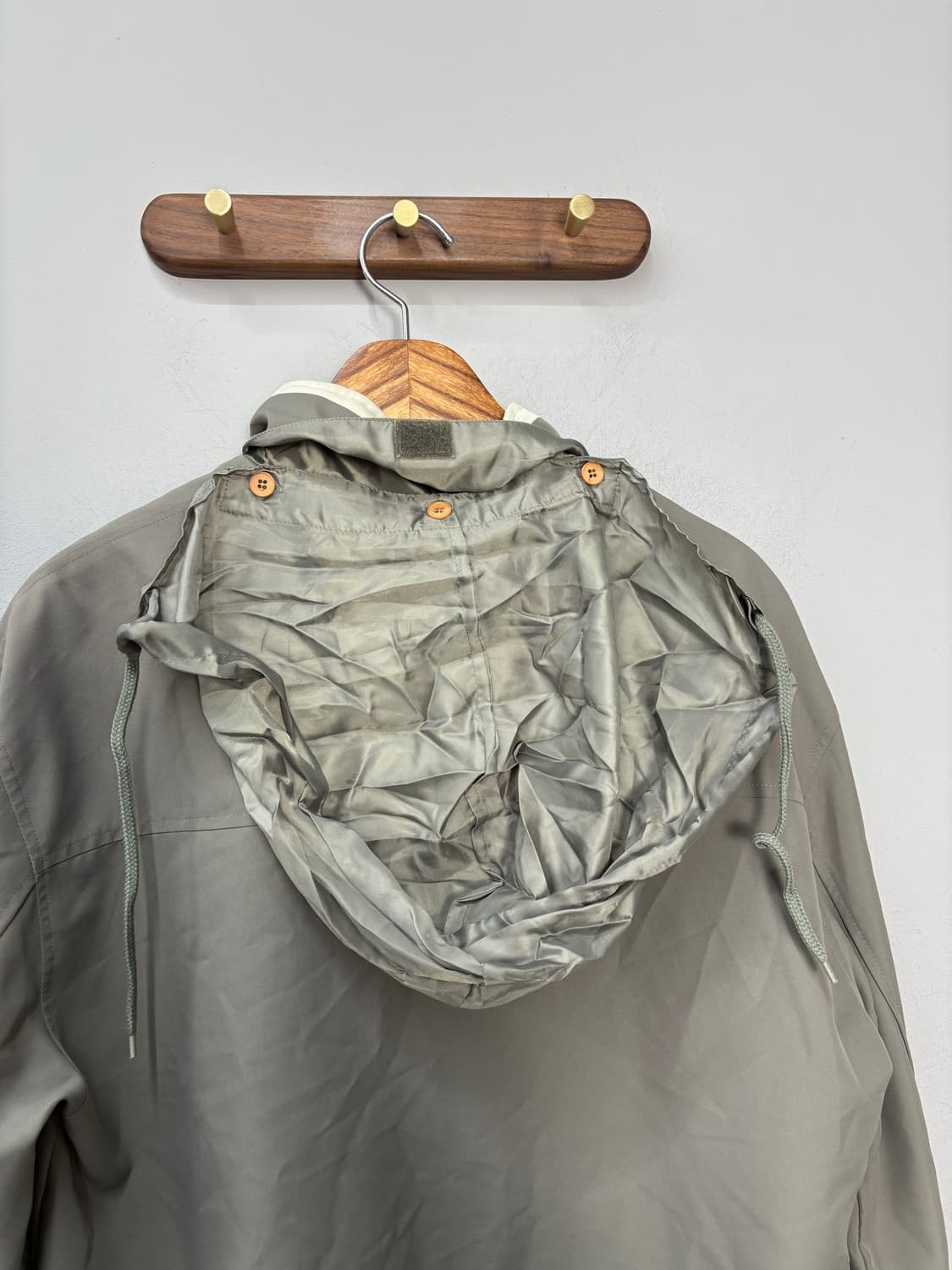 입생로랑 스몰로고 라이트카키 폴리자켓 A3098 상품이미지8