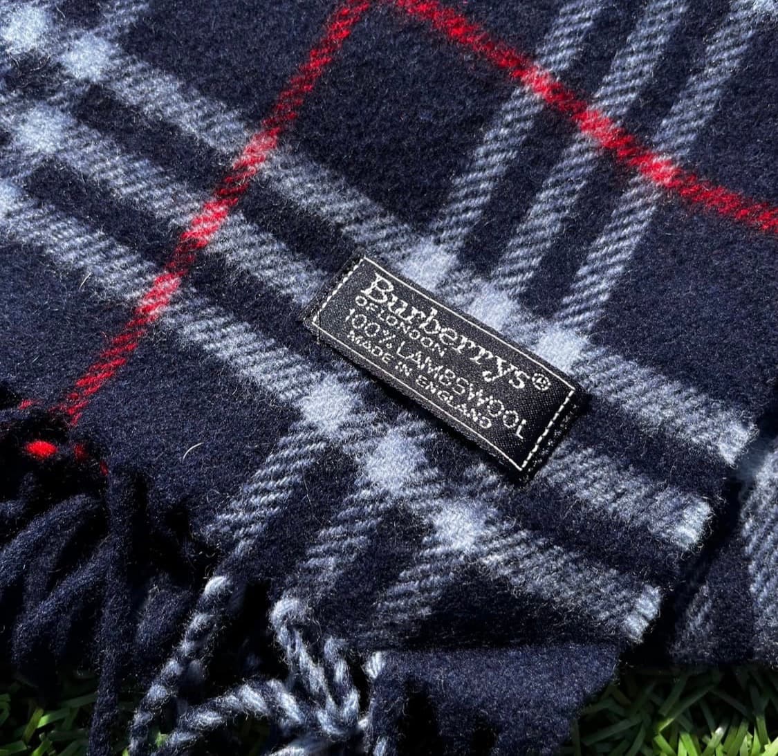 버버리 램스울100 노바체크 머플러 상품이미지2