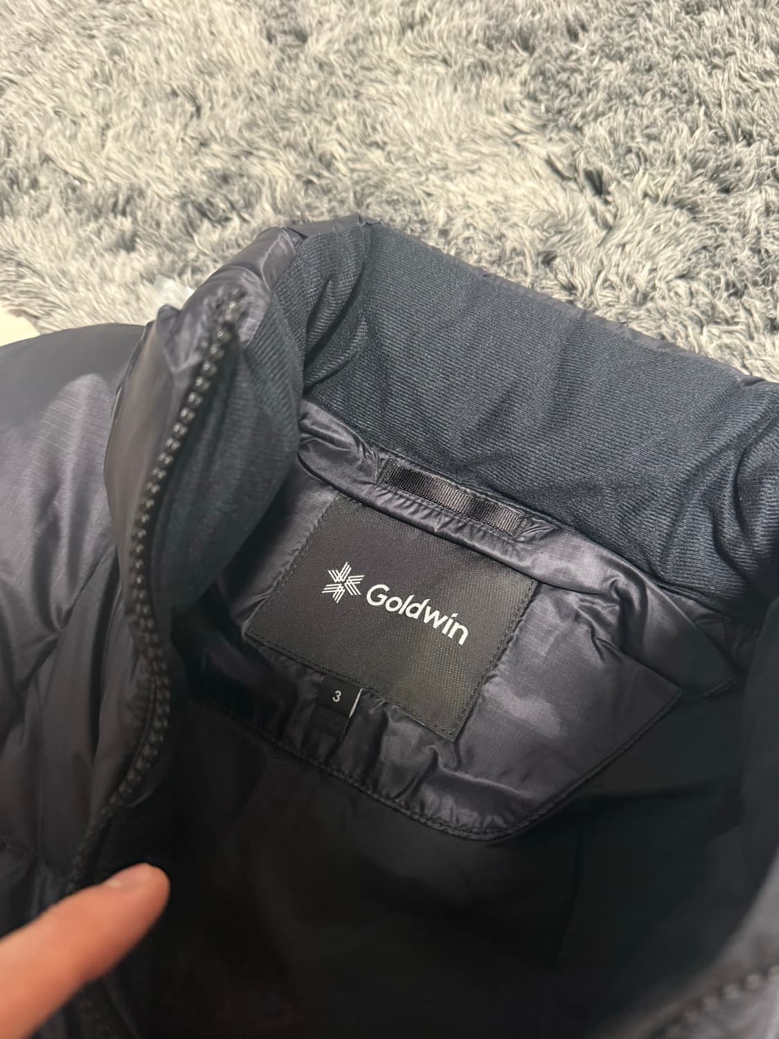 25FW 골드윈 퍼텍스 퀀텀 다운 베스트 블랙 M 새제품 상품이미지3