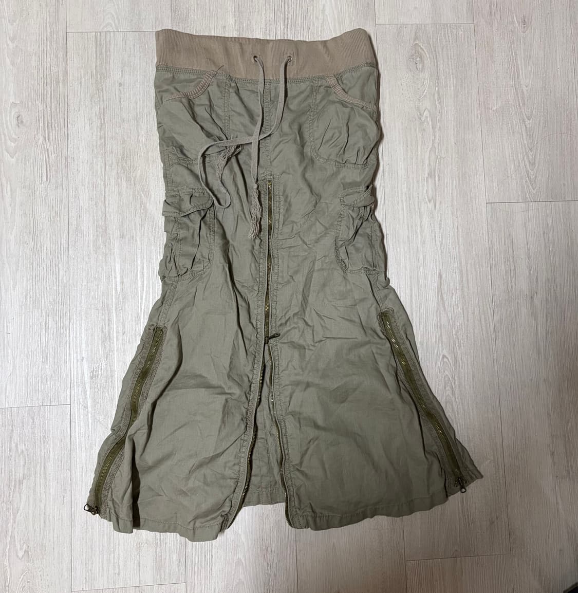 고아 GOA 스커트 카키 상품이미지1