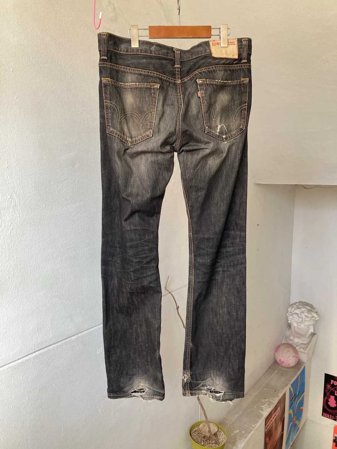 에드윈 EDWIN 흑청 팬츠 상품이미지5