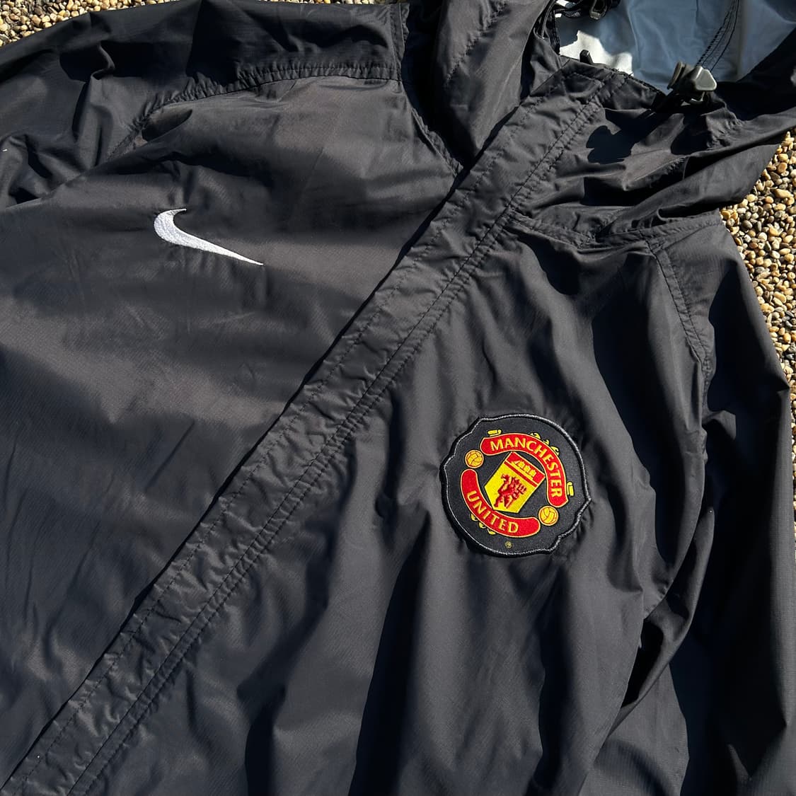 나이키(NIKE) 맨유 블랙 바람막이 자켓 상품이미지4