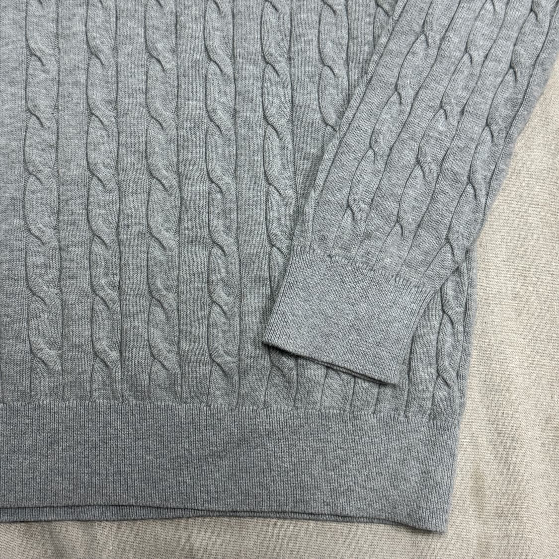 유니클로 캐시미어 케이블니트 XL 상품이미지2