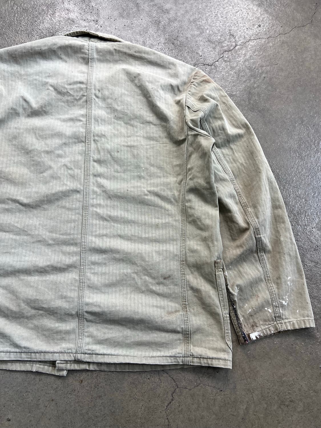 HARD FADED VINTAGE BEIGE HBT 헤링본 프렌치워크자 상품이미지10