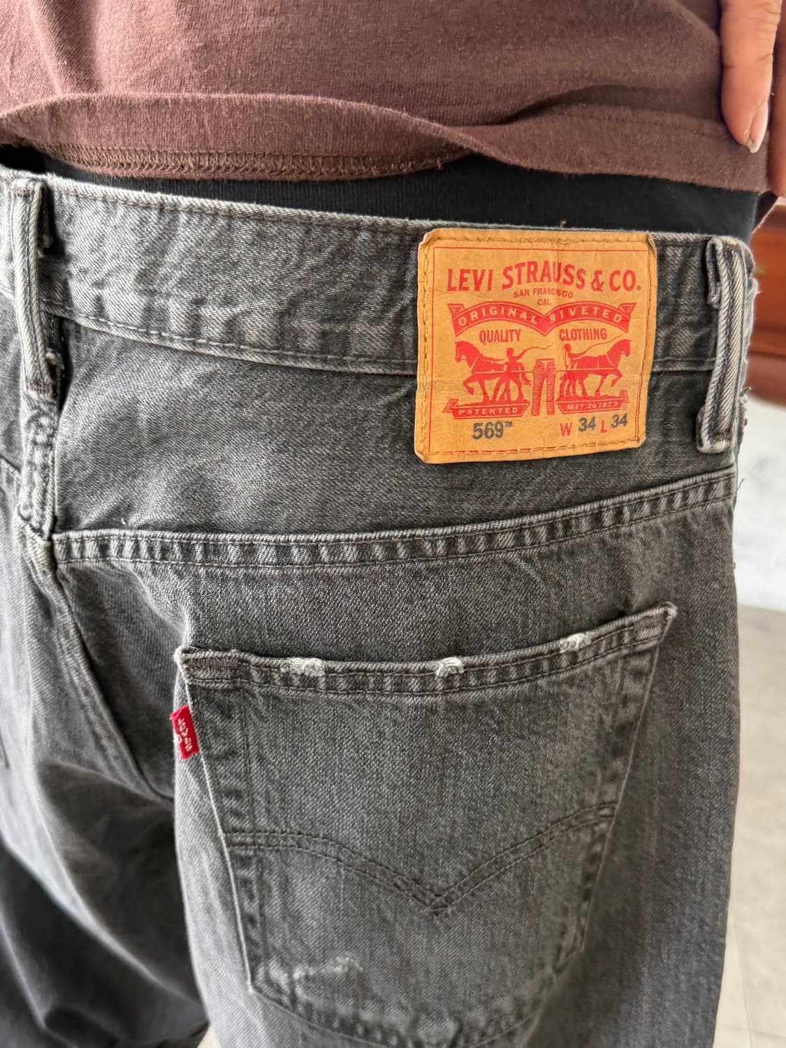 리바이스 569 루즈 스트레이트 블랙 상품이미지9