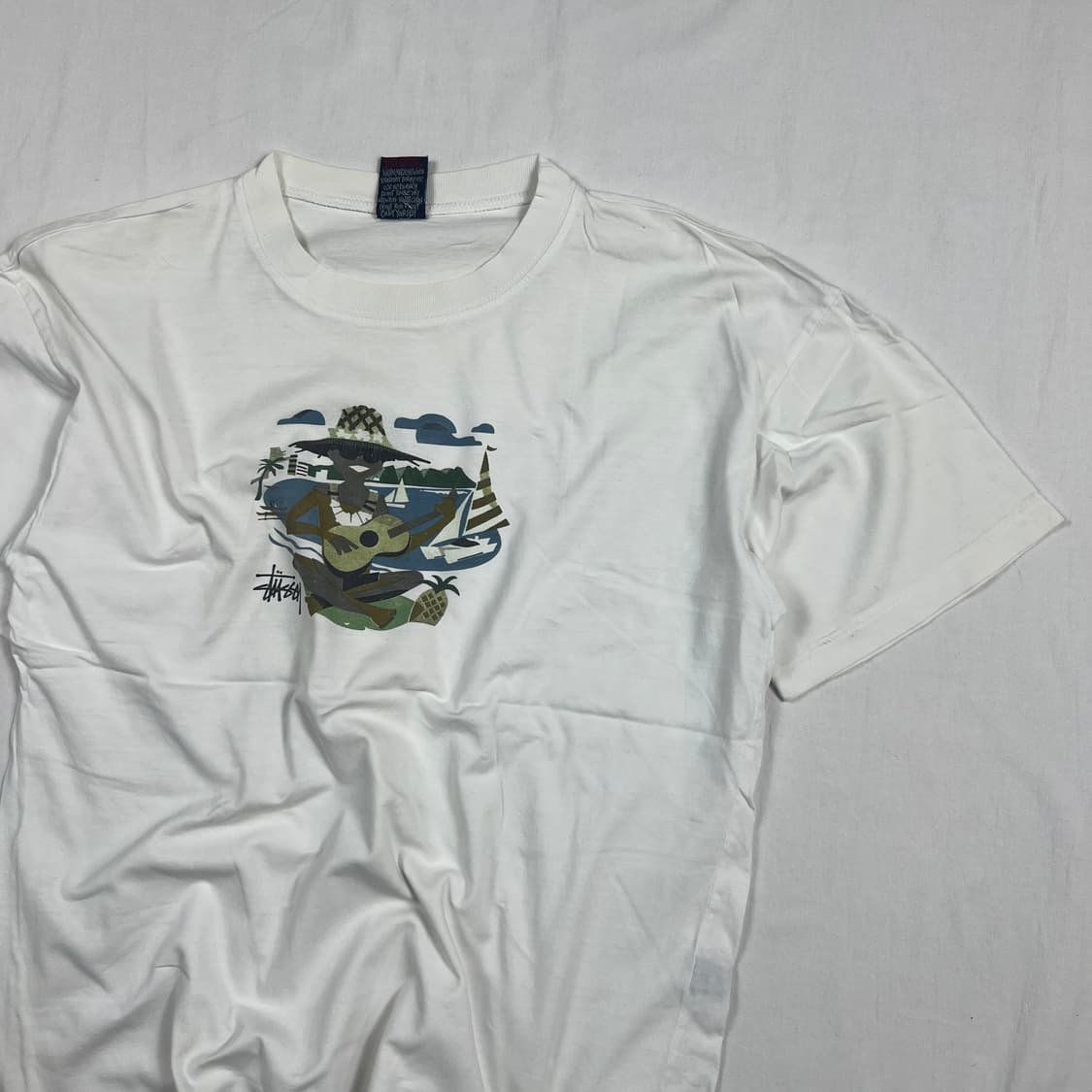 90‘s 스투시 stussy 알로하 프린트 반팔티 상품이미지3