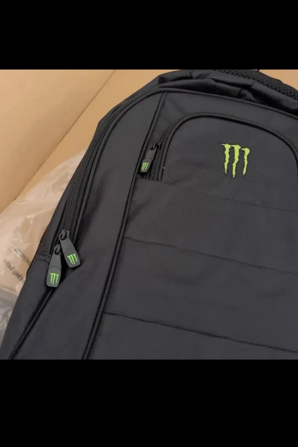몬스터 에너지 블랙 백팩 가방 배낭 미사용 새상품 상품이미지3