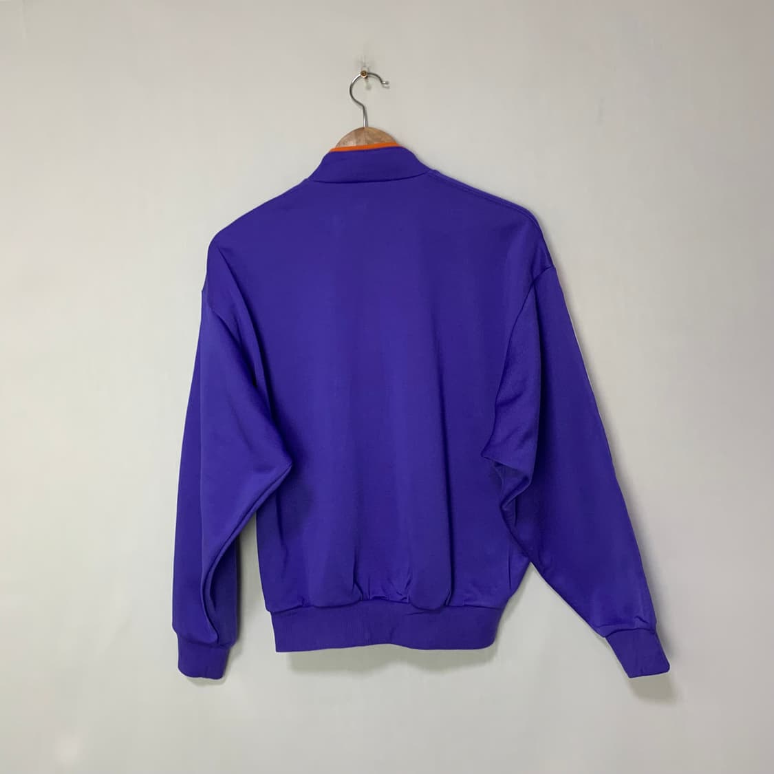 데상트 퍼플 오렌지 트랙 자켓 져지 집업 L 00s 빈티지 상품이미지3