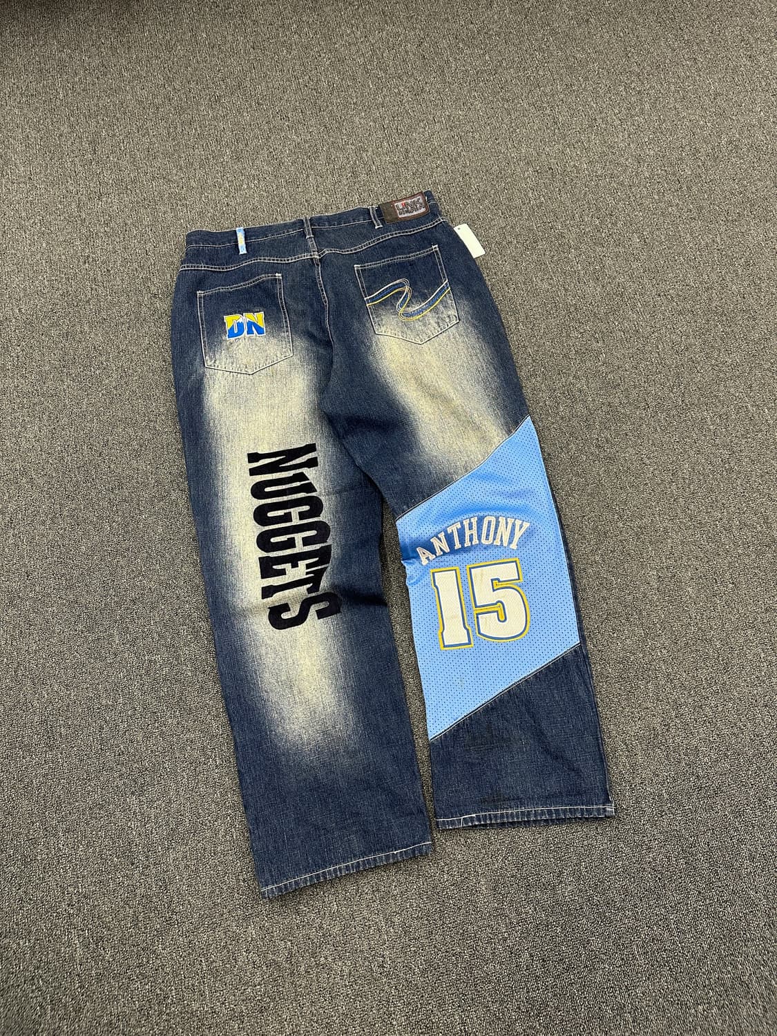 38) UNK NBA 덴버 와이드 힙합 데님팬츠 빅사이즈 상품이미지8