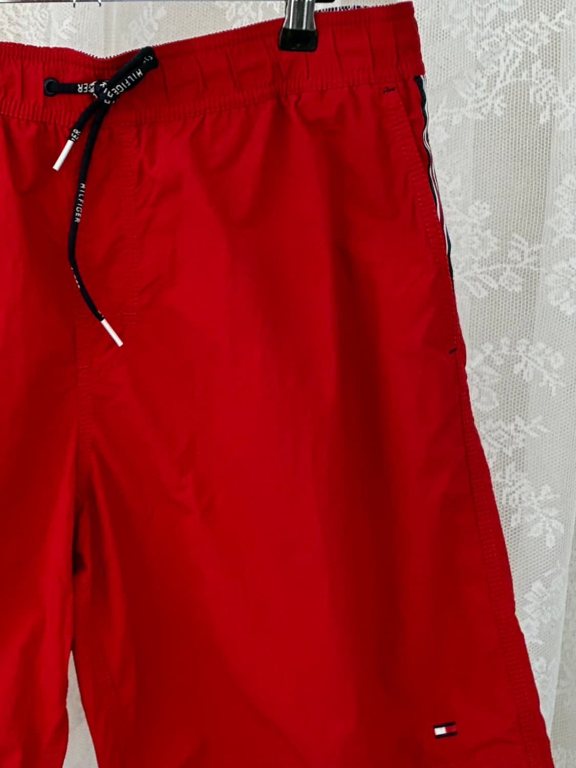 L) 타미힐피거 스윔 쇼츠 반바지 레드 상품이미지3