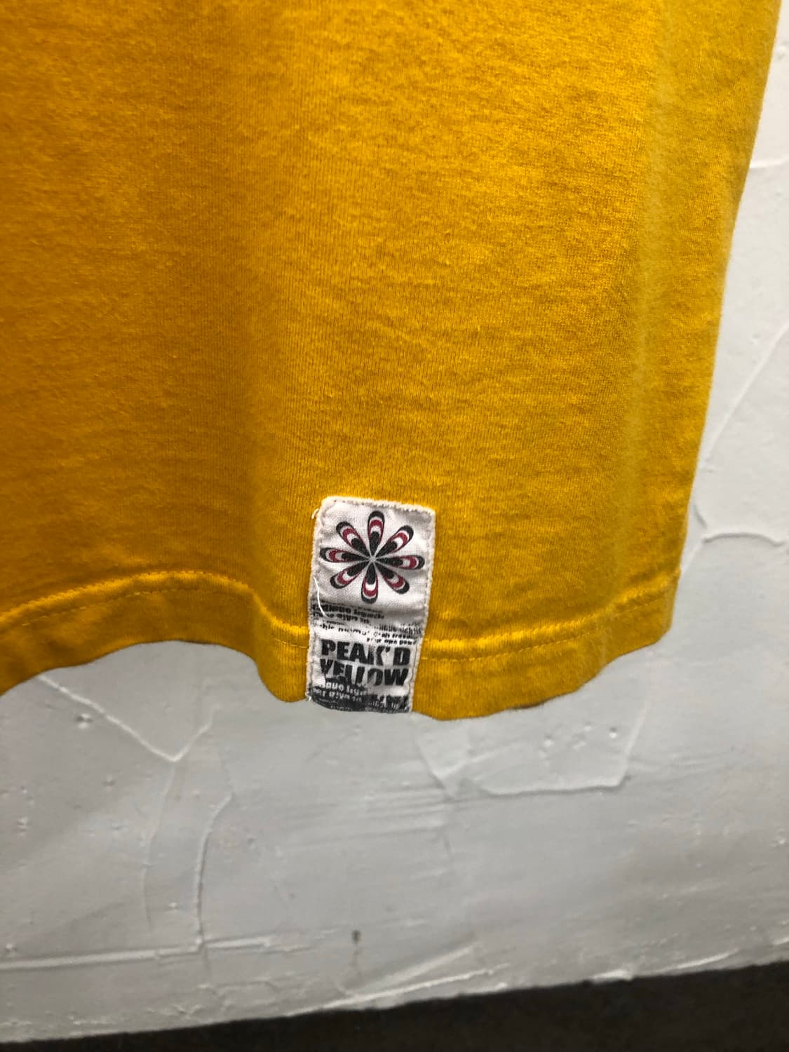 peakd yellow 래글런 티셔츠 상품이미지4