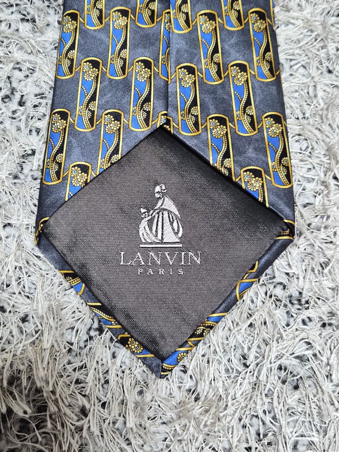 랑방Lanvin 메인로고 패턴 넥타이 Free - N74 상품이미지4