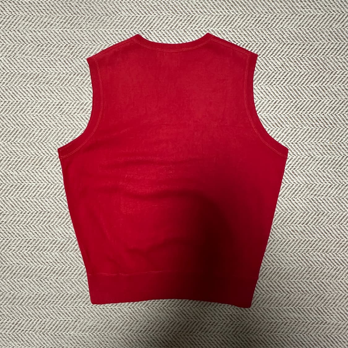 POLO RALPH LAUREN cotton knit vest red 상품이미지2