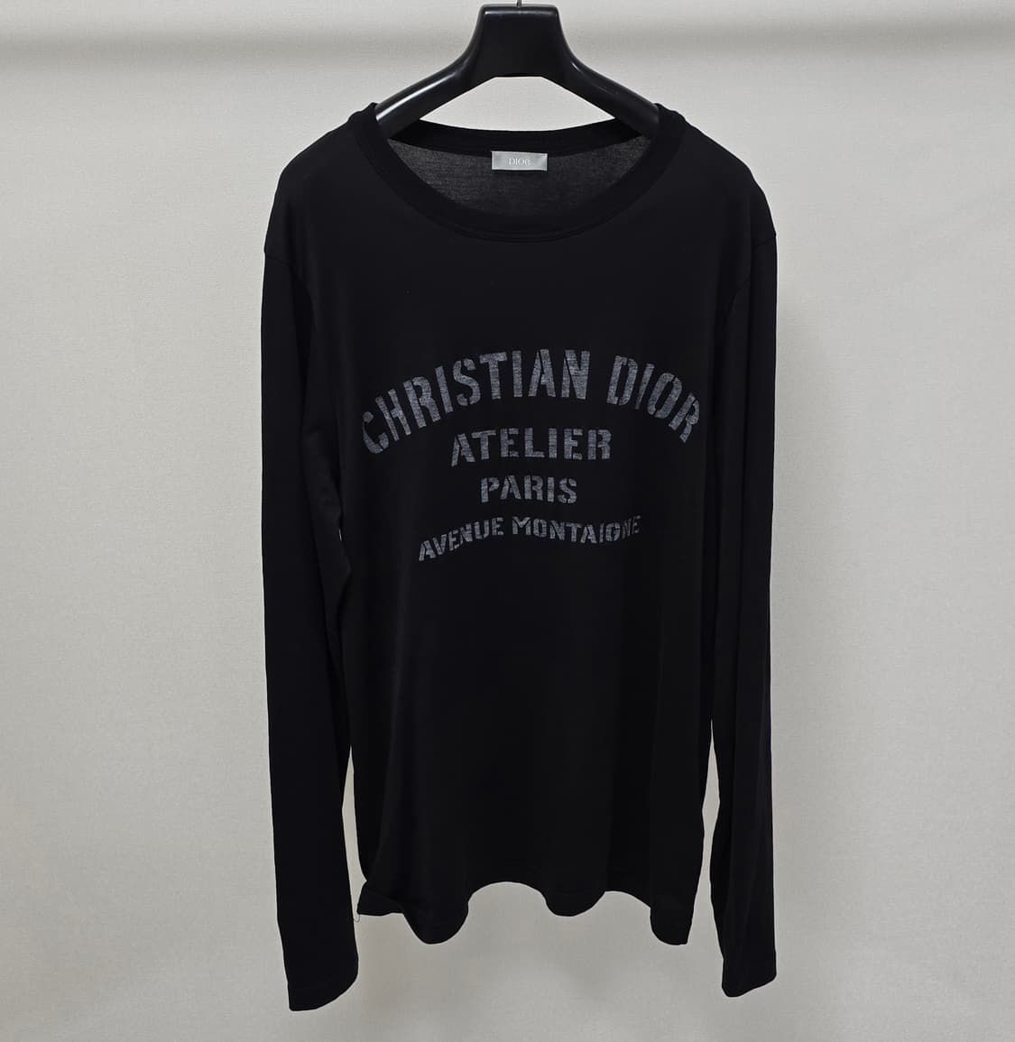 디올 아뜰리에 로고 긴팔 티셔츠 xl사이즈 105 판매 상품이미지1