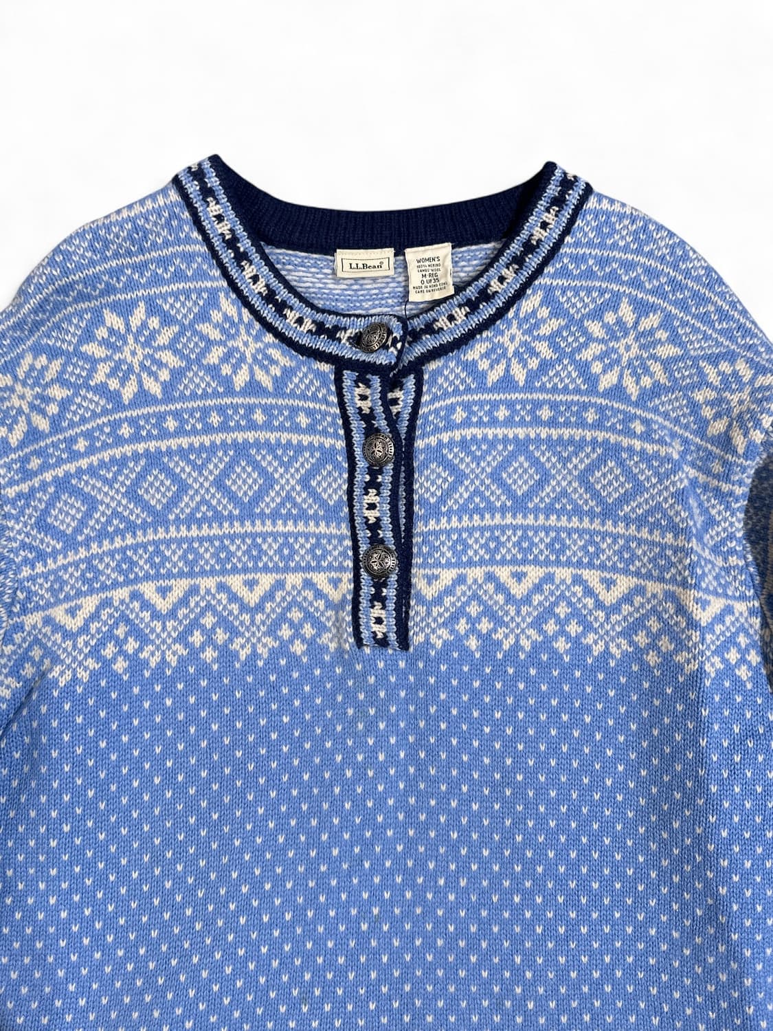 L.L.Bean Merino Wool Nordic Sweater 00‘s 상품이미지3