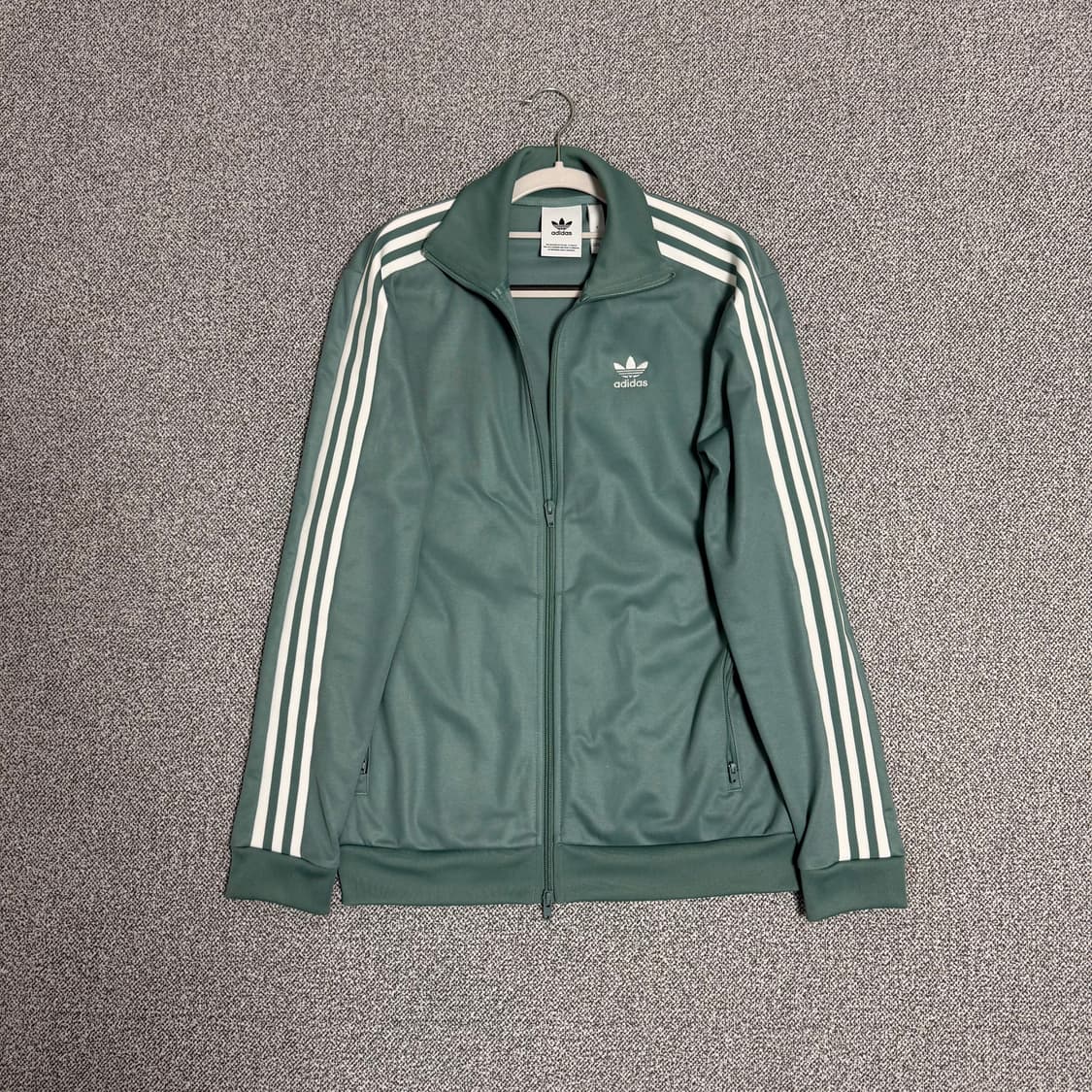 아디다스 베켄바우어 져지 카키 민트 S 트랙탑 상품이미지1