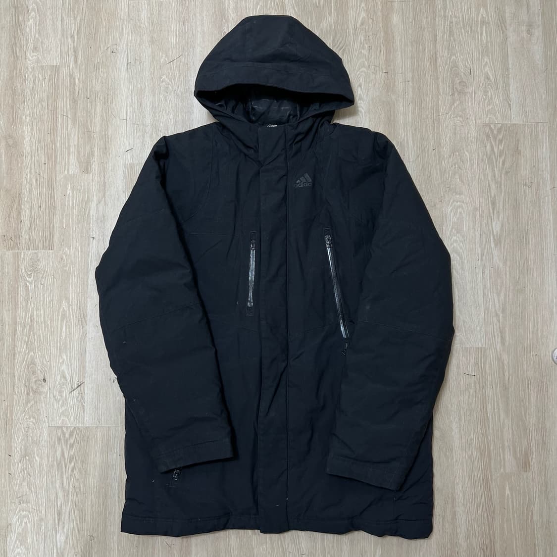 아디다스 남성 오버핏 다운 후드 패딩 M/95  상품이미지1