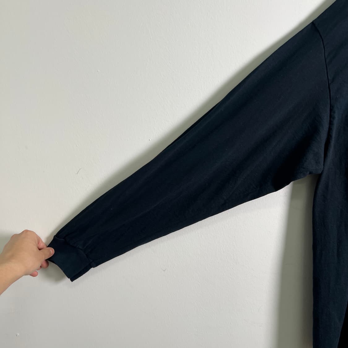 BPM 빈티지 블랙 레터링 맨투맨 XL 상품이미지6