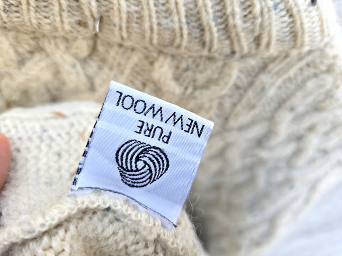 90s 브루스 필드 피셔맨 니트 (made in scotland) 상품이미지7