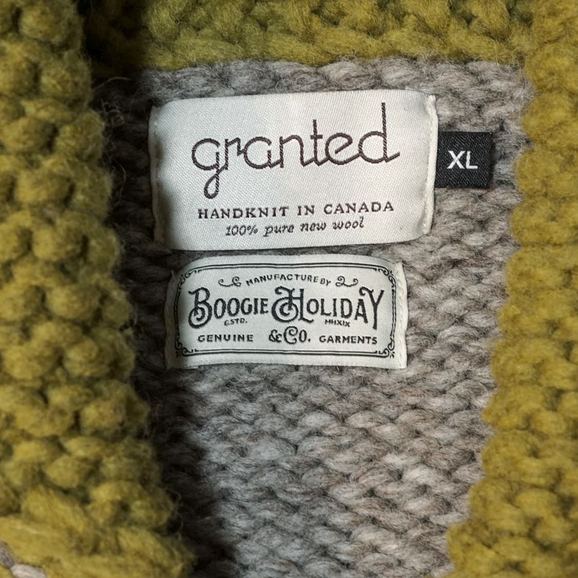 부기홀리데이 X Granted 캐나다 스웨터 상품이미지7